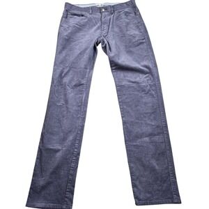 Peter Millar Pants Mens 32‎ Blue Corduroy 5 Pocket Stretch Casual Chino